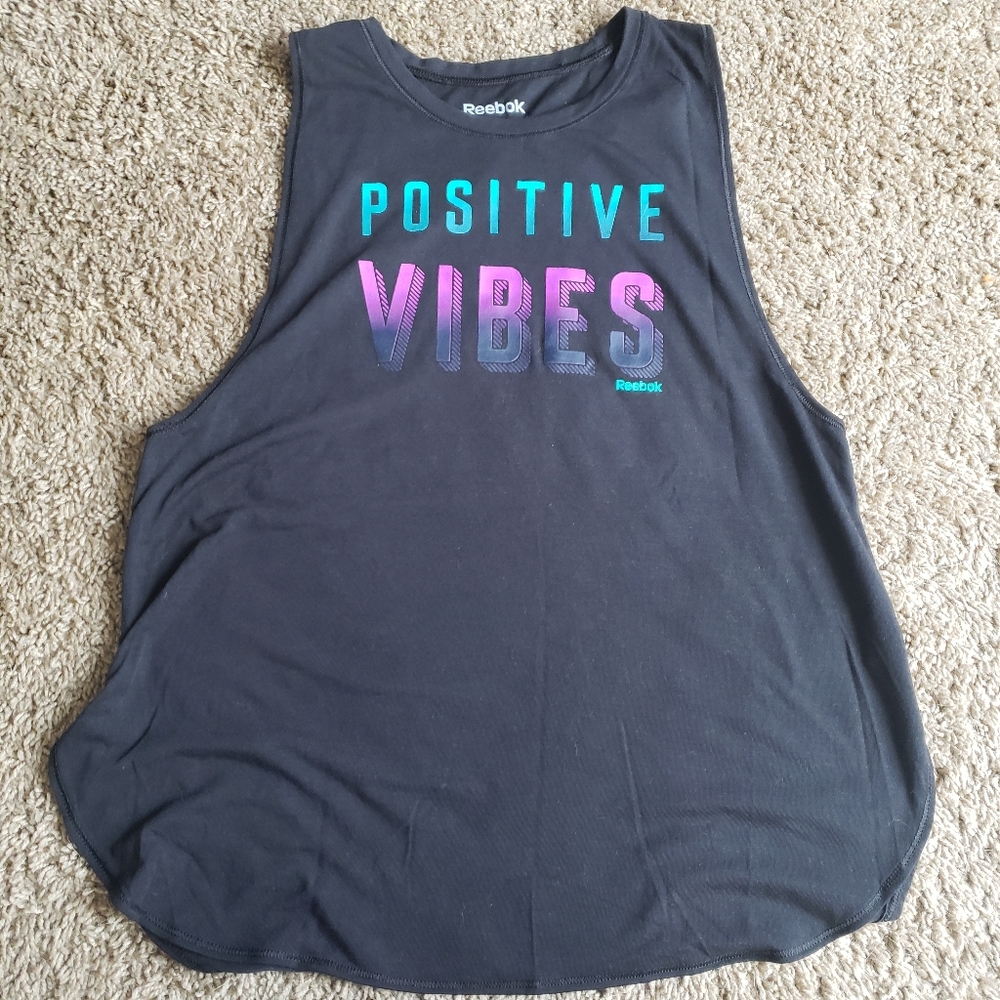 Reebok "Positive Vibes" Tank Top Size M